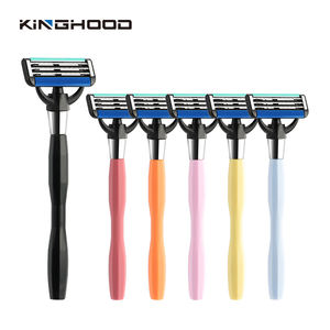 <span class=keywords><strong>Rasoir</strong></span> miniature pour le corps et le bikini, rose, biodégradable, de haute qualité, à 3 lames, pour femmes - Product Image 2