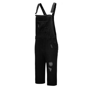 Top Quality Custom <b>Mens</b> Summer Short <b>Denim</b> <b>Overalls</b> Fashion Ripped <b>Denim</b> Jeans Distressed Male Jean <b>Overalls</b> - Product Image 3
