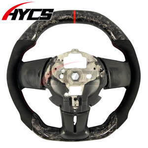 Accesorios para Automóviles, Volante Deportivo de Fibra de Carbono Forjado para <span class=keywords><strong>Ford</strong></span> <span class=keywords><strong>Mustang</strong></span> <span class=keywords><strong>GT</strong></span> GT350 GT500 <span class=keywords><strong>Shelby</strong></span> <span class=keywords><strong>Cobra</strong></span> 2008-2014 - Product Image 4