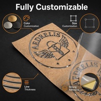 Özel Metalik Ayna Gümüşü 3D Logo Elektrokaplama Rozeti Çıkartması Marka Adı Elektroform Metal Transfer Etiketi Nikel Etiket