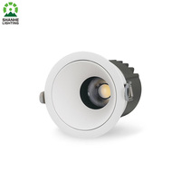 Anti éblouissement encastré 10W réglable Downlight Dimmable éclairage commercial LED Downlight