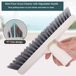 <span class=keywords><strong>Brosse</strong></span> de nettoyage EcoClean en forme de V, à poils rigides, pour carrelage, joints, cuisine, <span class=keywords><strong>douche</strong></span> et sols - Product Image 5