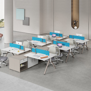 Escritorio de personal moderno de gama alta para una sola persona, muebles de oficina de extremo alto, estación de trabajo, escritorios de computadora para 1 persona - Product Image 4