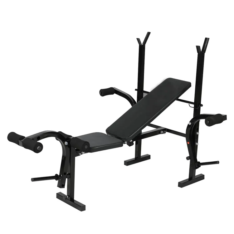 Vouwen Gewichtheffen Bench Press Oefening Machine Gym Opvouwbare W282A Been Ontwikkelaar