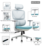Chaise d'ordinateur ergonomique pour bureau à domicile, chaise de bureau ergonomique pour femmes de grande taille, chaise de direction