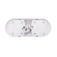 Plafonnier LED double dôme de haute qualité pour camping-car avec interrupteur marche/arrêt, éclairage intérieur pour voiture/camping-car/remorque/camping-car/bateau
