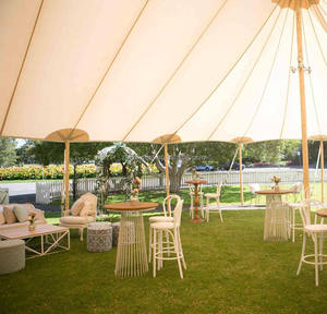 Tenda Tradizionale di Lusso a Quattro Stagioni Impermeabile <span class=keywords><strong>per</strong></span> Matrimoni, Eventi, Feste, Campeggio all'Aperto, Tende in <span class=keywords><strong>Tela</strong></span> Sperry o PVC - Product Image 4