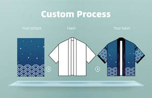 Conjunto de Ropa Japonesa Personalizada para Hombre, Estilo Samurái Asiático, Camisa Harajuku, <span class=keywords><strong>Haori</strong></span>, Yukata Tradicional para <span class=keywords><strong>Mujer</strong></span>, Kimono Estampado y Pantalones - Product Image 5