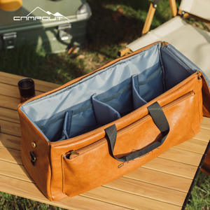 Sac de rangement pour camping Campout, taille L, en cuir, organiseur de couverts portable, sac de rangement extérieur pour le camping - Product Image 2