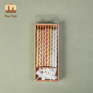 Bougies d'<span class=keywords><strong>anniversaire</strong></span> magiques en cire de paraffine de couleurs assorties, à réallumage par étincelle, pour fêtes et décoration intérieure - Product Image 5