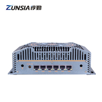 Mini PC Industrial con Router, Firewall, Gateway IoT, Caja de Computación AI Edge, 6 LAN, Ultra 155H 155U, Core I7 de 12ª, 13ª y 14ª Generación, Pfsense
