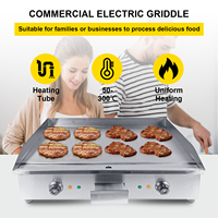 Nouveau Produit : Plancha Électrique Commerciale avec Contrôle Thermostatique Réglable, Gril de Comptoir Professionnel