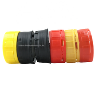 0.8L 1L 4L 5L Bouchon de bec d'huile moteur Bouchon de bouteille de lubrifiant rond en plastique avec couvercle à vis anti-chapardeur