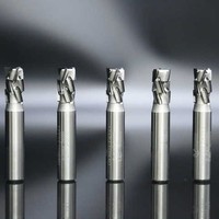 Fraise à diamant PCD pour routeur CNC, fraise à pointe diamantée de haute précision pour HPL et panneaux ignifuges