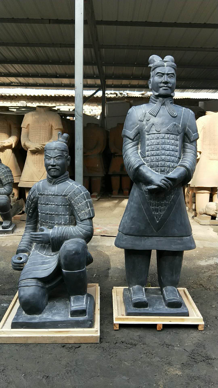 Life Size Terracotta Warrior Statue - Handcrafted China Art