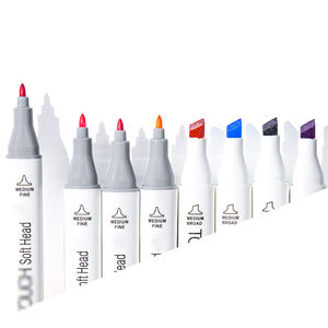 OEM, превосходные 120 цветов, набор художественных маркеров на спиртовой основе, многоцветная маркерная ручка (MS-818-120) - Product Image 4