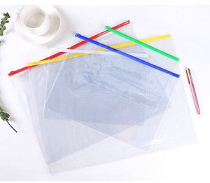 Organizador de bolsas de plástico con cierre de cremallera, carpeta de archivos de PVC, tamaño A3, <span class=keywords><strong>A4</strong></span>, A5, A6, B4, B5 - Product Image 5