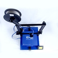 Kit d'imprimante 3D DIY automatique FDM haute résolution double tension pour usage domestique portable de bureau industriel nouveau petit format plat en relief