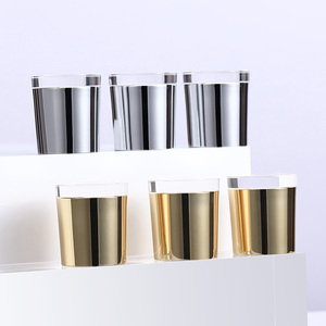 Kích thước cổ 24mm sang trọng Acrylic + ABS Nắp Mỹ phẩm chất lượng cao nắp nhựa nắp chai 24/410 mực chăm sóc da nắp vặn - Product Image 1