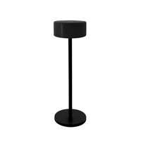 Lampe de table de restaurant CY LED moderne à piles rechargeables avec un design d'abat-jour en métal simple