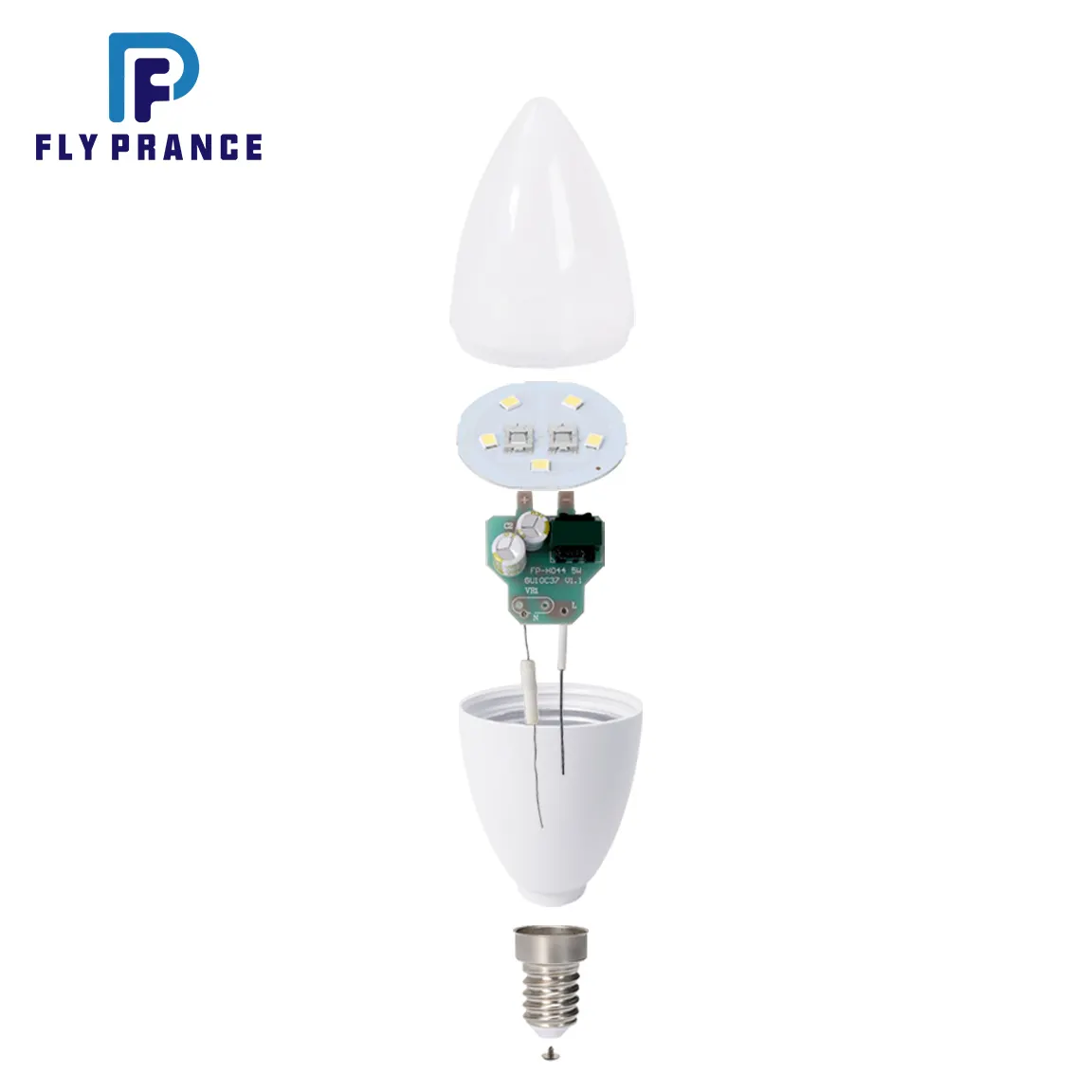 China factory Special Hot Selling light bulb Fly Prance E14 3000k-6500k high brightness Energy Saving LED Assembly Complet Blub