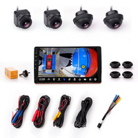 BL-290 Start 360 °   Caméra de recul pour voiture, CarPlay, Wifi, Navigation 4G, 4+64G, Appareil radio 9/10 pouces