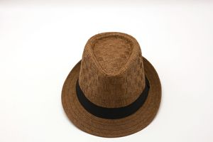 Sombreros Fedora de Paja <span class=keywords><strong>Cubana</strong></span> SOLPOP Estilo Años 20, para Hombres y Mujeres, Ala Corta, Unisex, para Protección Solar Diaria - Product Image 4