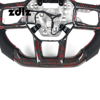 Convient pour Ford 2023 + Mustang GT Shelby GT500 LED rouge poudre en Fiber de carbone volant prend en charge la personnalisation