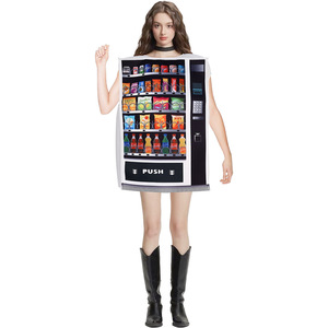 Costume d'Halloween en éponge pour distributeur automatique, tenue de cosplay unisexe pour fête costumée - Product Image 5