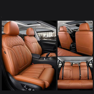 Housses de siège de voiture en cuir de luxe sur mesure pour BMW Série 7/5/3 X5/X3/X1 E46/E90/E60/F30/F10/E39 - Ensemble complet 5 places - Product Image 4