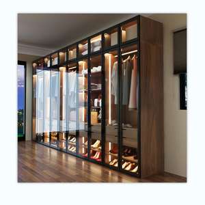 YAMAN Plywood Melamine Bedroom Wardrobe with <b>Dressing</b> <b>Table</b> MDF Door Cupboard and Locker for Clothes General Furniture Use - Product Image 5