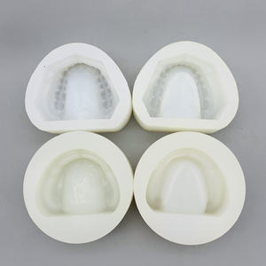 Dentale Full Mouth Standard Edentulous e Dentulous impronta stampi morbido in Silicone materiale per gesso denti modelli - Product Image 1