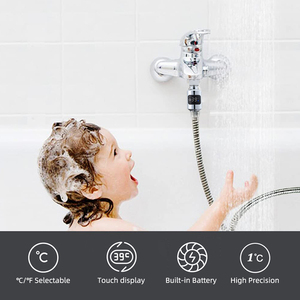 Thermomètre numérique étanche pour <span class=keywords><strong>bain</strong></span> de bébé, thermomètre d'intérieur pour robinet de douche domestique - Product Image 3