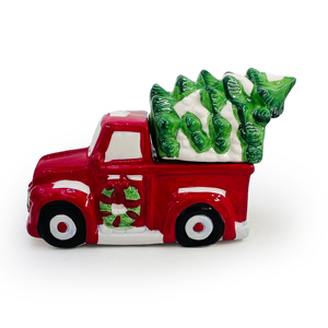 <strong>Christmas</strong> Decorations Truck Shape Cookie <strong>Jar</strong> Storage <strong>Jar</strong> Ceramic Candy <strong>Jar</strong> with <strong>Christmas</strong> <strong>Trees</strong> Lid - Product Image 3