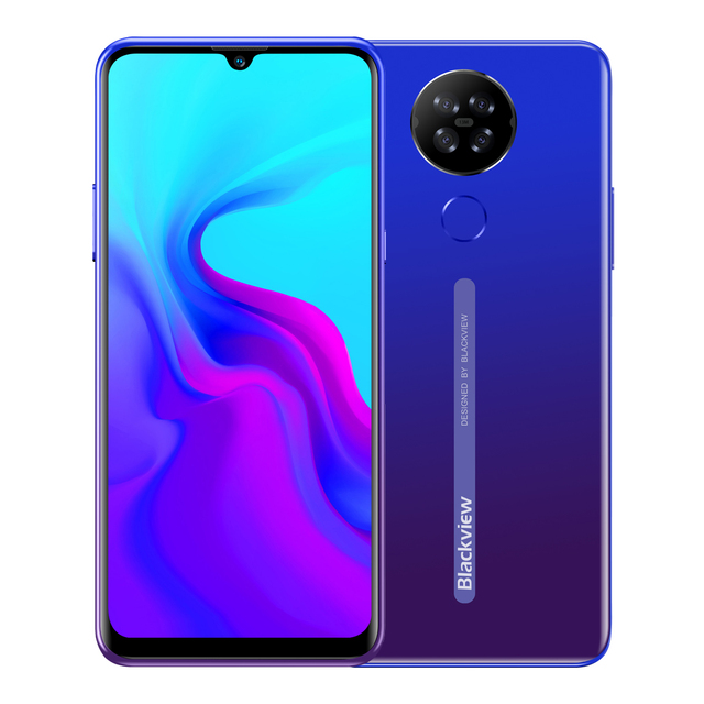 Blackview A80 6.2'' HD+ IPS Screen  Android 10.0 Go Unlocked Mobile Phone Quad Rear Cameras 4G Smartphone Big Battery Game Phone