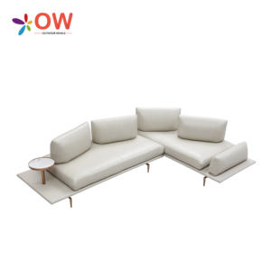 أريكة قطاعية فاخرة جديدة لعام <span class=keywords><strong>2026</strong></span> بتصميم إيطالي كلاسيكي حديث محشوة بالإسفنج، أريكة من الجلد الأصلي لغرفة المعيشة في الفيلات - Product Image 3