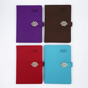 Longorgeous Tốt Bán Da Bìa Kim Loại Khóa Từ Văn Phòng Văn Phòng Phẩm <span class=keywords><strong>2025</strong></span> Lịch Cuốn Sách Tùy Chỉnh Tạp Chí Máy Tính Xách Tay Kinh Doanh - Product Image 2