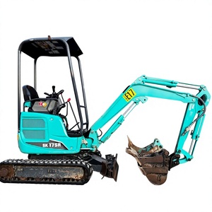 Mini-excavatrice sur chenilles Kobelco SK17sr-6, excavatrice compacte de 1700 kg, mini-excavatrice de 1,7 tonne, excavatrice sur chenilles d'origine japonaise - Product Image 1