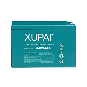 XUPAI 6-DZM-24 baterai 12V 24AH untuk baterai skuter listrik