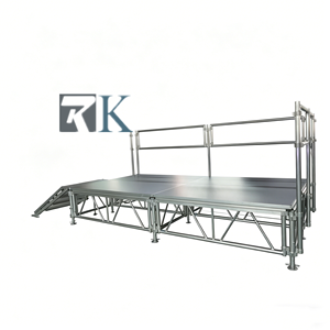Adjustable Stage Customized Truss Display Stand Stage For Wedding Parties Music Events - Product Image 1