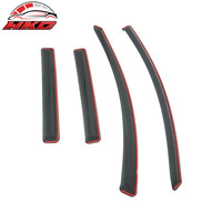 Viseras para ventanas interiores, compatibles con Mazda 3 Hatchback 10-13, protección contra sol y lluvia, acrílicas, 4 piezas
