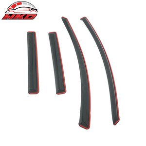 Viseras para ventanas interiores, compatibles con Mazda 3 Hatchback 10-13, protección contra sol y lluvia, acrílicas, 4 piezas - Product Image 3