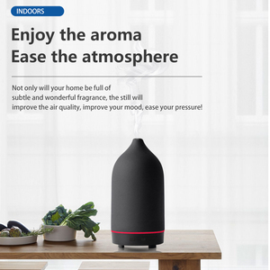电动香水扩散器陶瓷精油7色发光二极管扩散器香气消除器便携式扩散器冷雾加湿器 - Product Image 3