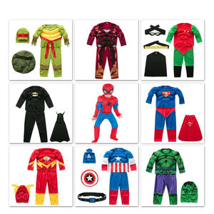 Gran oferta de disfraces de Halloween o Carnaval de superhéroe muscular de manga larga de alta calidad para niños - Product Image 6