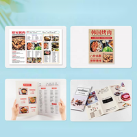 Cahier, de papier revêtu personnalisé, de haute qualité, 50 pièces, bobine de Menu, Promotion pour les entreprises