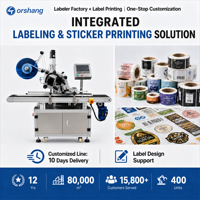 Machine d'étiquetage automatique pour surfaces planes, pour sacs, pochettes, petits produits plats, étiqueteuse de haute précision, certifiée CE