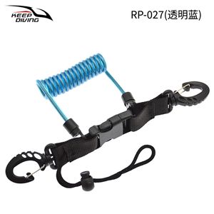 Correa de Seguridad Telescópica para Cámara de Buceo KEEP DIVING RP 027, con Resorte de Acero TPU, Antipérdida, Hebilla de Liberación Rápida en Ambos Extremos, para BCD - Product Image 6