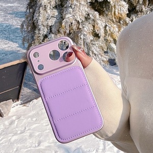 Coque de téléphone portable pour 17 Pro Max, unie, anti-traces de doigts, avec grande fenêtre, style veste, pour 16 Simple <span class=keywords><strong>14P</strong></span>, Commerce extérieur - Product Image 1