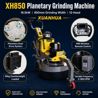Pulidora de Pisos de Concreto XH850 de 18.5KW con Disco Planetario, Máquina para Pulir Pisos Epóxicos, Pulidora de Pisos de Diamante con Control Remoto