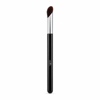 Pinceau de maquillage pour les yeux angulaire de 15,5 cm avec des poils en fibres ultra-douces de 0,07 mm, virole en aluminium épaissie